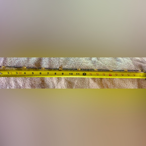 Black Diamond and 14 carat gold necklace. - Picture 6 of 6